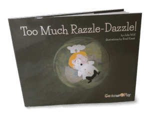 Children's book cover featuring cartoon chef