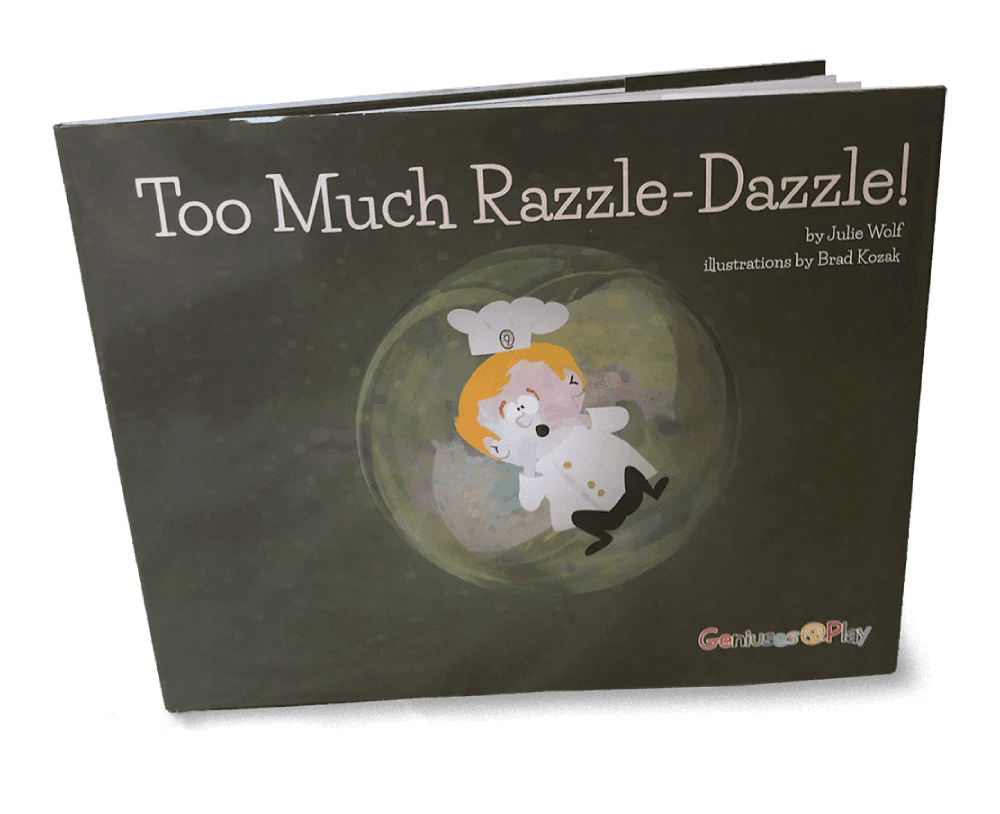 Children's book cover featuring cartoon chef